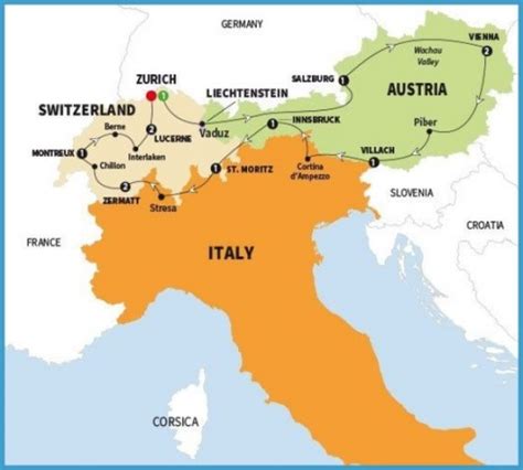 germany and italy map|map of germany switzerland austria.